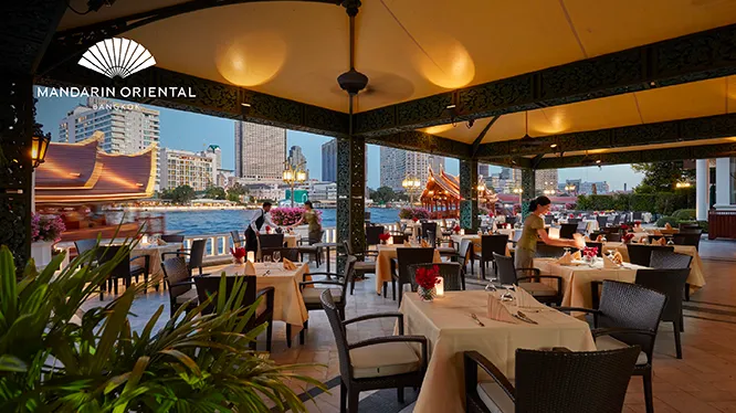 ห้องอาหารโรงแรม แมนดาริน โอเรียนเต็ล กรุงเทพ - ห้องอาหาร Terrace Rim Naam